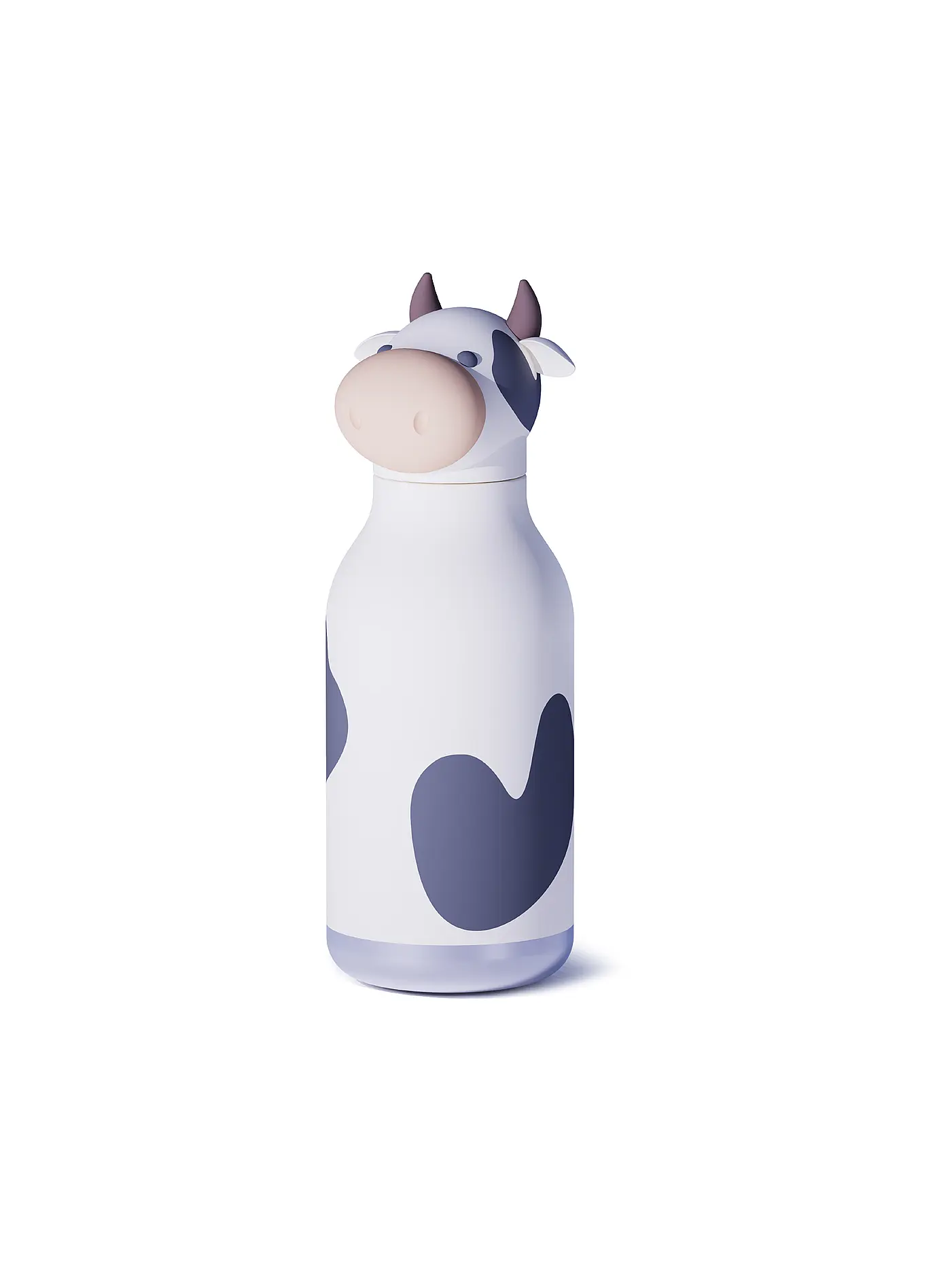 ASOBU | Isolierflasche 460ml KUH weiss / schwarz | 
